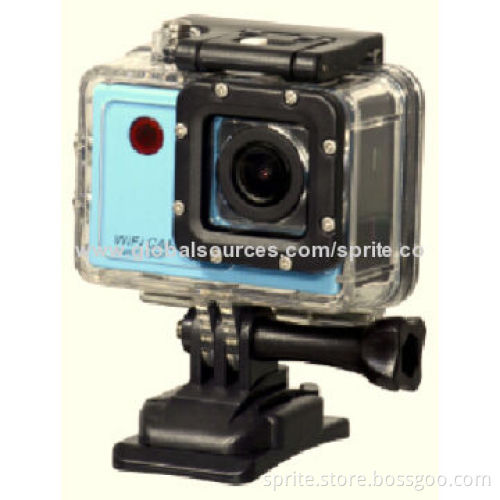 Wi-Fi Full HD 1,080P Sports Camera, 50 Meters Waterproof Function, Compatible with GoPro Accessories